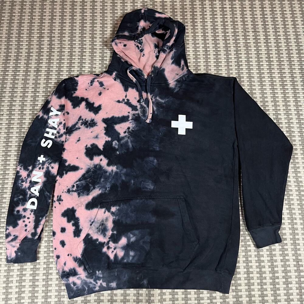 Dan +‎ Shay 2021 Arena Tour Pullover Hoodie The Dye Adult Sz S New